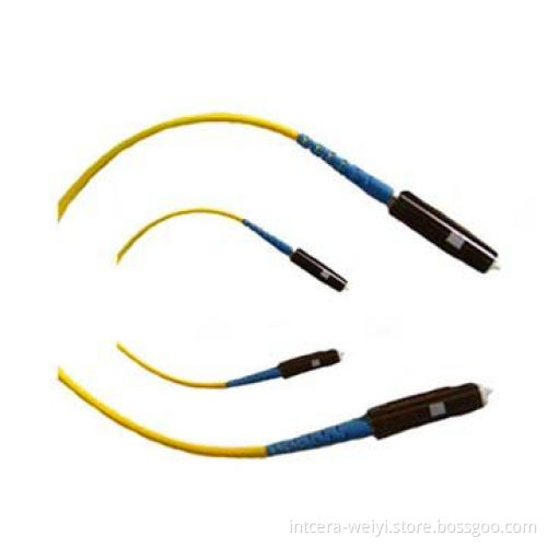 MU/PC Single Mode Duplex Fiber Patch Cord, Cable Meters Optional